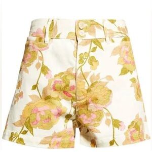 Rebecca Taylor Wild Peony Twill Shorts